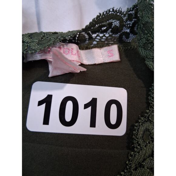 Y2K Bozzolo Whimsigoth fairygrunge Womens Small Lace Goblincore Grunge Tank Top - Picture 6 of 10